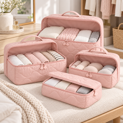 Puffy Cloud Compression Packing Cube Set